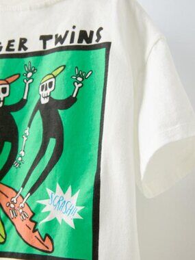 TODDLER SKULLS T-SHIRT FROM ZARA